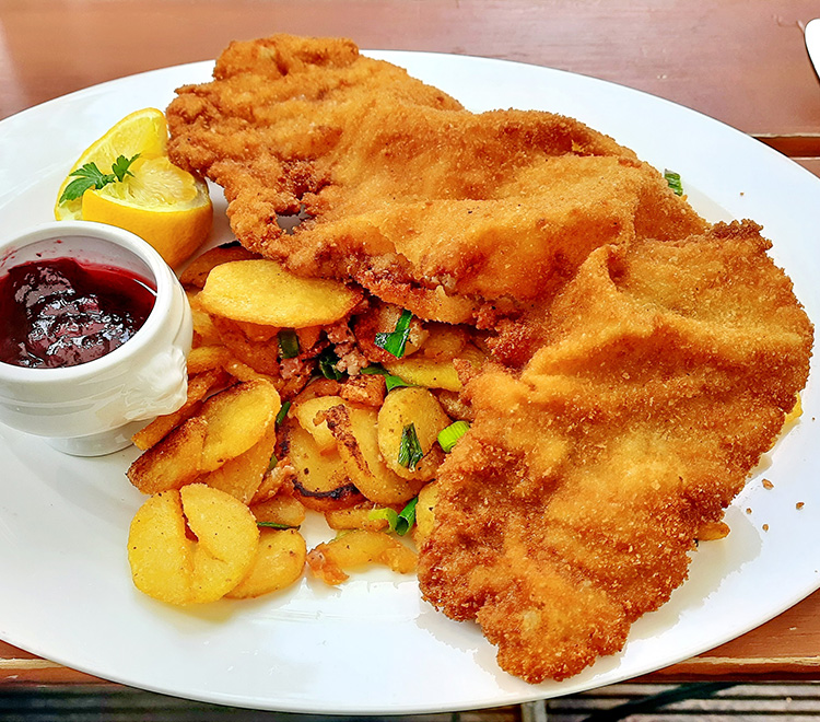 Wiener Schnitzel on a plate