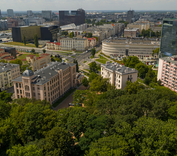 Top view Lodz