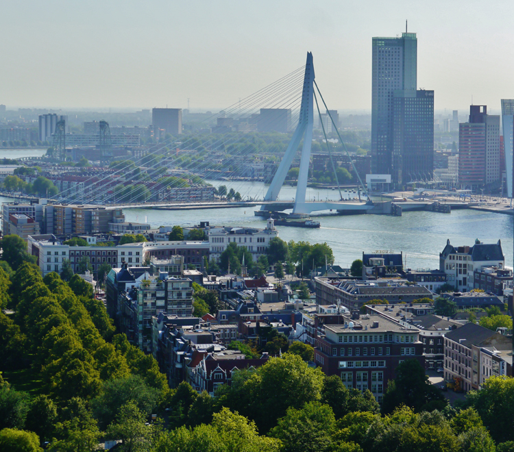 Rotterdam skyline