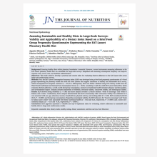Teaser image The Journal of Nutrition paper